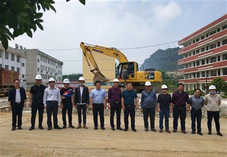 靖西市職業(yè)技術(shù)學(xué)院綜合實(shí)訓(xùn)樓工程項(xiàng)目:精心組織 科學(xué)施工